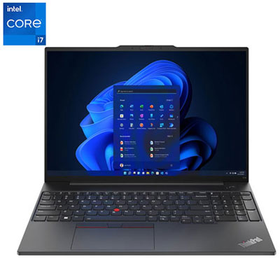 Open Box - Lenovo ThinkPad E16 Gen 1 16" Laptop -Graphite Black (Intel Ci7-1355U/512GB SSD/16GB RAM/Win11)