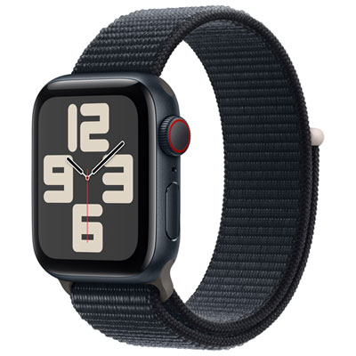 Image of TELUS Apple Watch SE (GPS + Cellular) 40mm Midnight Aluminum Case w/Midnight Sport Band - Monthly Financing