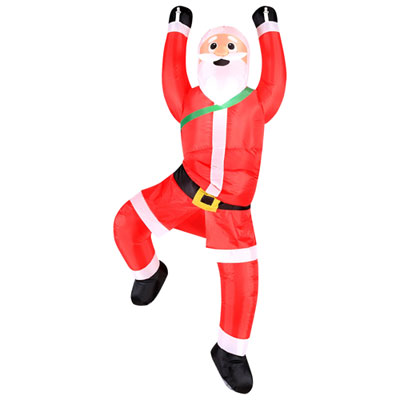 Image of Occasions Christmas 6.5 Ft. Inflatable Hanging Santa