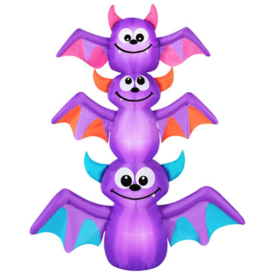 Image of Occasions Halloween 6 Ft. Inflatable Bat Stack