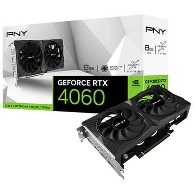 Image of PNY GeForce RTX 4060 8GB GDDR6 Video Card