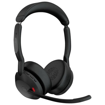 Image of Jabra Evolve2 55 On-Ear Noise Cancelling Bluetooth Headphones - Black