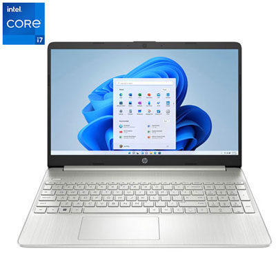 Open Box - HP 15.6" Laptop - Natural Silver (Intel Core i7-1255U/1TB SSD/16GB RAM/Windows 11 Home)