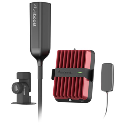weBoost DriveReach In-Vehicle Cell Phone Signal Booster Kit (652061) - Black/Red Don’t expect miracles, but you can expect great quality
