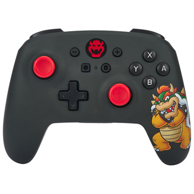 Image of PowerA King Bowser Wireless Controller for Nintendo Switch - Black
