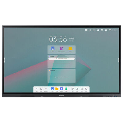 Samsung WAC 75" 4K UHD Android 11 Interactive Display (WA75C) - Space Grey