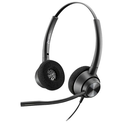 Casque D'écoute Avec Fil À Suppression Du Bruit Poly Encorepro 320 De Hp - Noir
