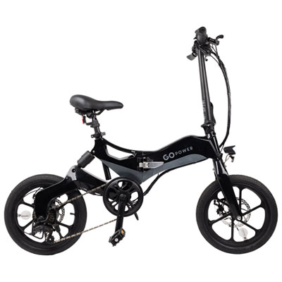 GoPowerBike GoKlik Foldable Compact Electric City Bike (350W Motor /Up to 48km Battery Range /25km/h Top Speed) - Exclusive Retail Partner It is great for a smaller person and the store associate did such an incredible job