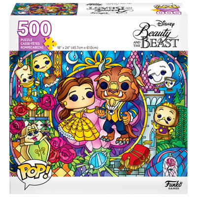 Image of Funko Pop Disney Beauty & The Beast Puzzle - 500 Pieces