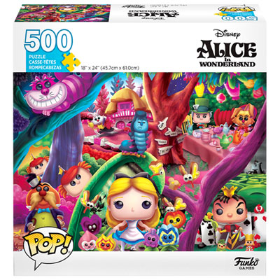 Image of Funko Pop Disney Alice in Wonderland Puzzle - 500 Pieces