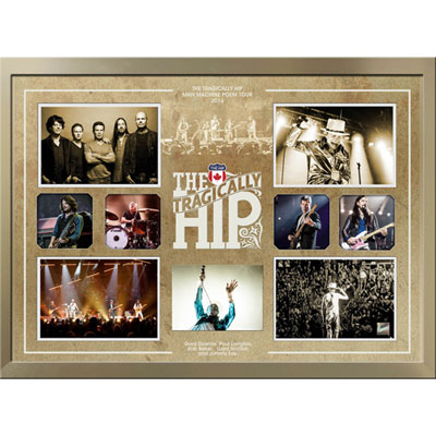 Image of Frameworth The Tragically Hip: 2016 Tour Photo Collage Framed Canvas (22x18  )