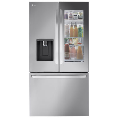 LG 36" 26 cu. ft. Smart Mirror InstaView Counter-Depth MAX French Door Refrigerator (LLFOC2606S) - Stainless - Only at Best Buy [This review was collected as part of a promotion