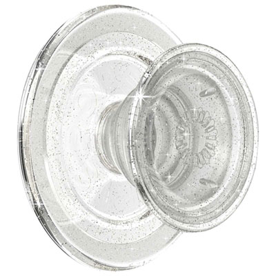 Prise Extensible À Support Universel Popgrip De Popsockets Pour Téléphone Cellulaire Et Support Avec Magsafe - Transparent Scintillant