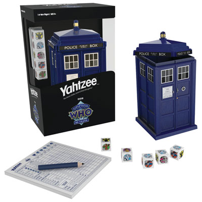 Image of YAHTZEE: Doctor Who TARDIS 60th Anniversary Board Game - English