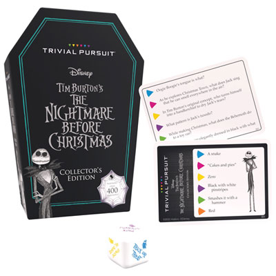 Image of Trivial Pursuit: Tim Burton The Nightmare Before Christmas Card Game - English