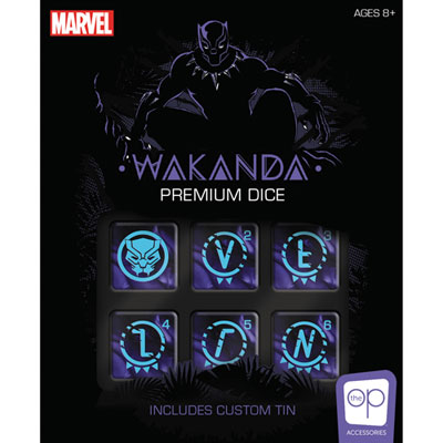 Image of Marvel Black Panther Premium Dice Set
