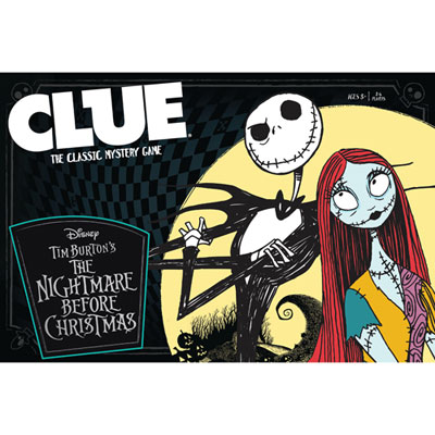 Image of Clue: Disney Tim Burton’s The Nightmare Before Christmas Board Game - English