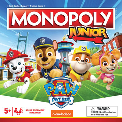 Image of Monopoly Junior: PAW Patrol Board Game - English