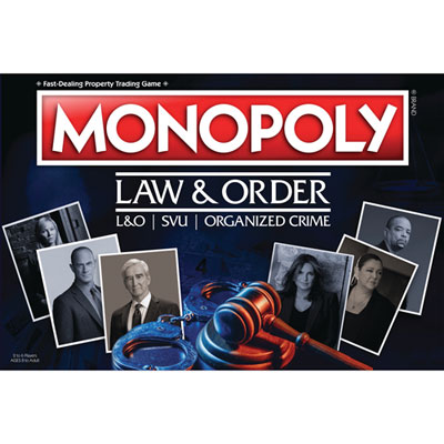 Image of Monopoly: Law & Order Board Game - English
