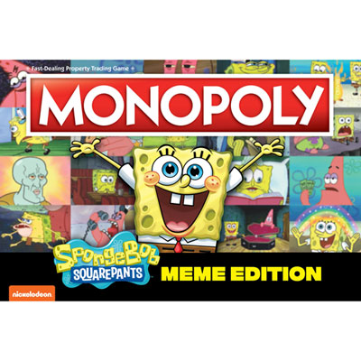 Image of Monopoly: SpongeBob SquarePants Meme Edition Board Game - English