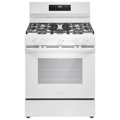 Frigidaire 30" 5.1 Cu. Ft. 5-Burner Freestanding Gas Range (FCRG3062AW) - White Love love love best oven ever