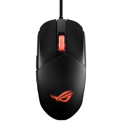 ASUS ROG Strix Impact III 12000 DPI Gaming Mouse - Black