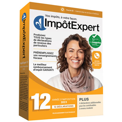 UFile Tax Year 2023 (PC) - 12 Returns - French - Digital Download