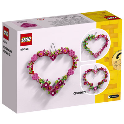 Image of LEGO Creations: Heart Ornament - 254 Pieces (40638)