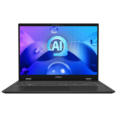 MSI Prestige AI 16" QHD+ Laptop - Stellar Grey (Intel Core Ultra 7 - Evo Edition/2TB SSD/32GB RAM/Win11) Very light laptop