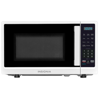 Image of Insignia 0.7 Cu. Ft. Microwave (NS-MW7WH5-C) - White - Only at Best Buy