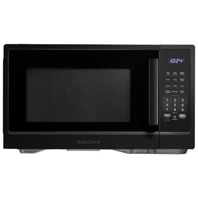 Image of Insignia 1.1 Cu. Ft. Microwave (NS-MW11BK5-C) - Black - Only at Best Buy