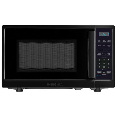 Image of Insignia 0.7 Cu. Ft. Microwave (NS-MW7BK5-C) - Black - Only at Best Buy