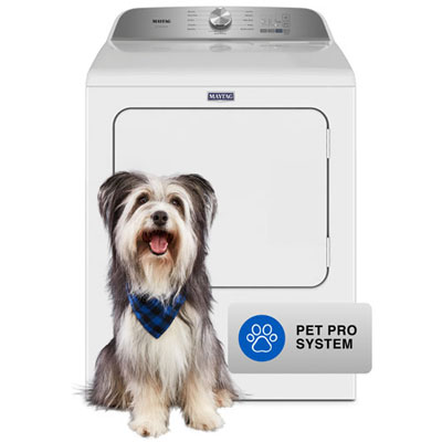 Open Box - Maytag 7.0 Cu. Ft. Electric Dryer (YMED6500MW) - White - Scratch & Dent