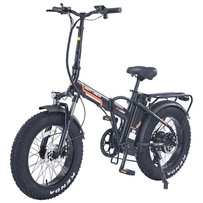 Image of Gotyger Powerpath Foldable Fat Tire Electric City Bike (500W Motor / Up to 45km Battery Range) - Black
