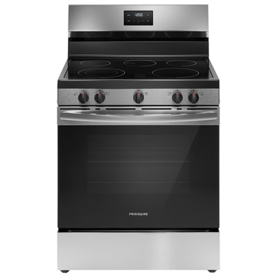 Image of Frigidaire 30   5.3 Cu. Ft. 5-Element Freestanding Electric Range (FCRE305CBS) - Stainless Steel