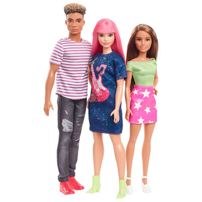 Image of Mattel Barbie: Big City, Big Dreams: Teresa, Daisy & Rafa Dolls Gift Set