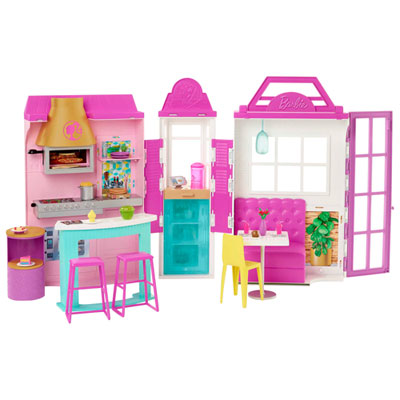 Image of Mattel Barbie Cook 'n Grill Restaurant Playset
