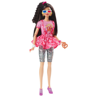 Image of Mattel Barbie Rewind 80's Movie Night Doll