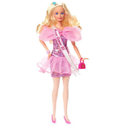 Image of Mattel Barbie Rewind 80's Prom Night Doll