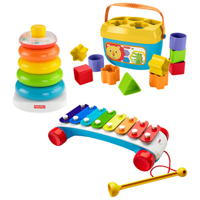 Fisher-Price Classic Infant Trio Gift Set This packaging came with three different toys!