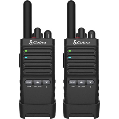 Cobra FRS 2-Way Walkie Talkies (PX650BIL) - 2-Pack