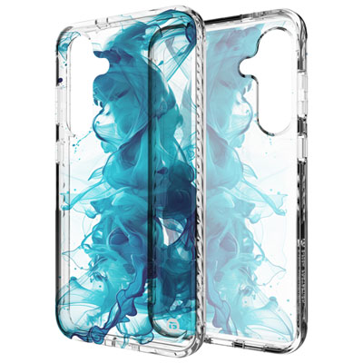 Image of CLCKR Topaz Fitted Hard Shell Case for Galaxy S24+ (Plus) - Blue/Clear