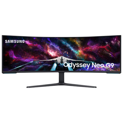 Open Box - Samsung 57" 8K Ultra HD 240Hz 1ms GTG LED Gaming Monitor (LS57CG952NNXZA) - Black/White