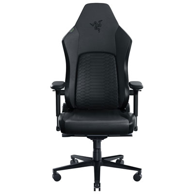 Razer Iskur V2 Ergonomic Faux Leather Gaming Chair - Black Quite a good compromise in my opinion for someone who wants a good supported back but doesn't like the mesh style chairs