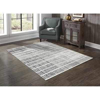 Image of Whisper 7' x 9' Area Rug - White/Silver