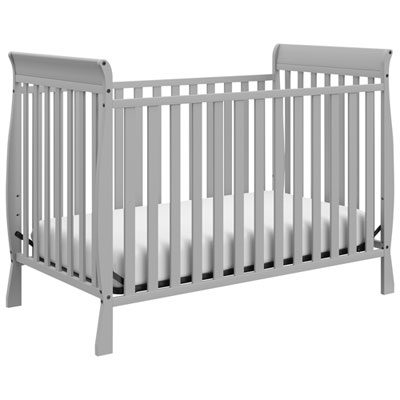 Storkcraft Maxwell 3-in-1 Convertible Crib - Pebble Grey Storkcraft Maxwell 3-in-1 Convertible Crib