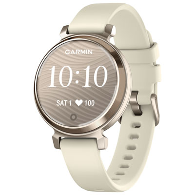 Image of Garmin Lily 2 30.4 mm Smartwatch with Heart Rate Monitor - Coconut