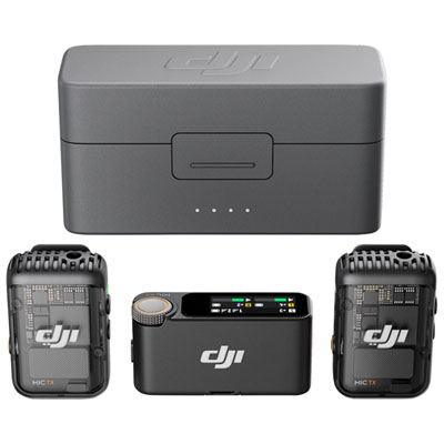 DJI Mic 2 Wireless Microphone (2 TX + 1 RX + Charging Case) - Shadow Black I love Best Buy because it helps
              To order very fast and convenient