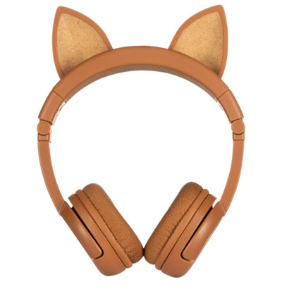 Image of Onandoff BuddyPhones PlayEars+ Bluetoooth Headphones - Brown Fox