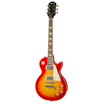 Image of Epiphone Les Paul Standard '60s Quilt Top Limited Edition Electric Guitar - Faded Cherry
